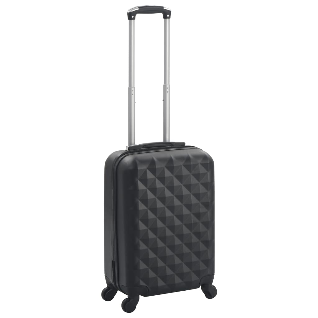 vidaXL Maleta con Ruedas Trolley Rígida ABS Accesorios Transporte Viajes Color Azul,  Negro,  Plateado y mas