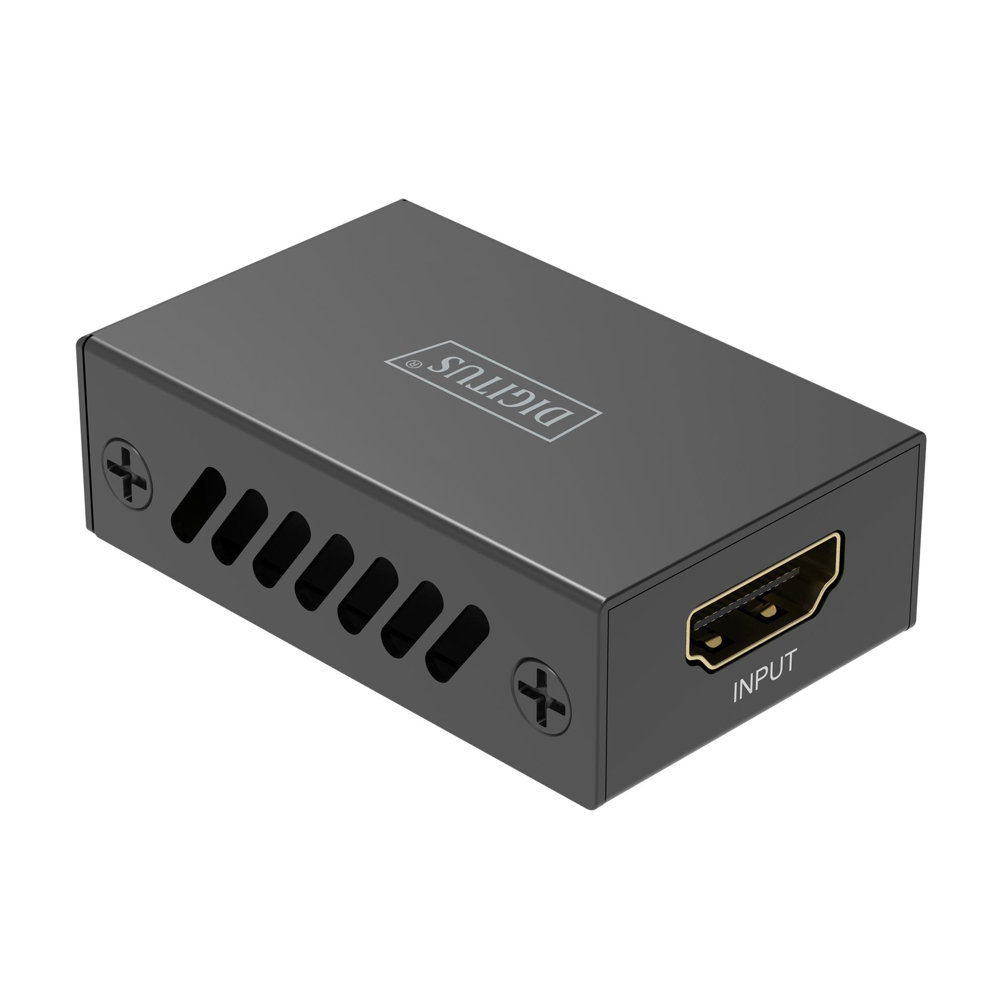 Digitus | Repetidor HDMI, 8K/60Hz, Negro | DS-55341