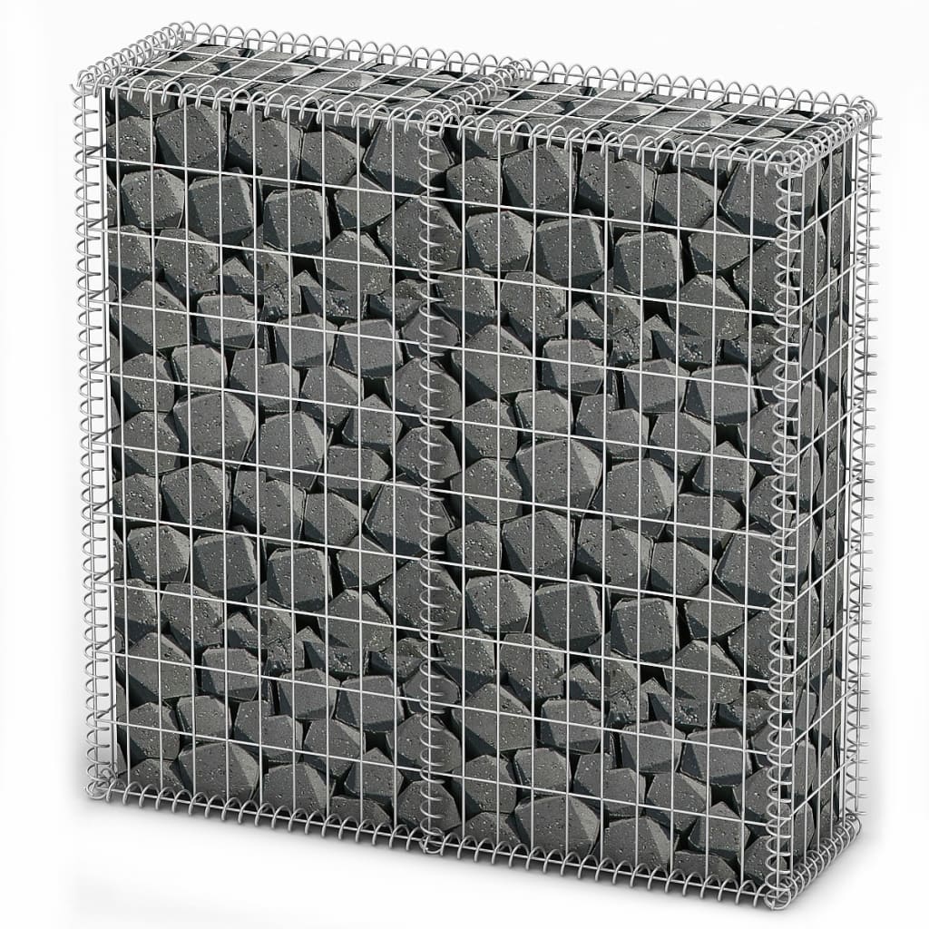 Vidaxl Cesta Muro Gaviones Alambre Galvanizado 100x30x30cm