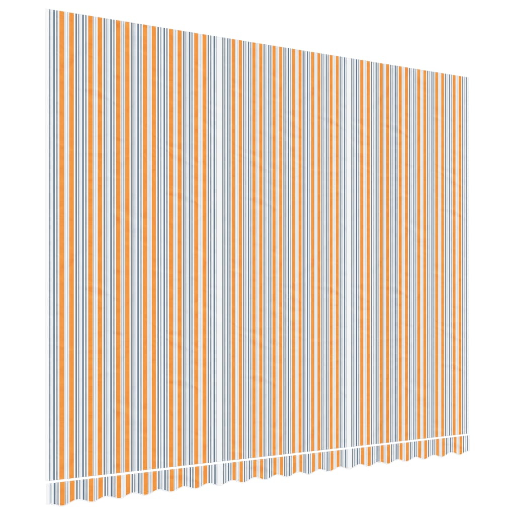 Vidaxl Tela de Repuesto para Toldo 4,5x3,5 M Color Azul y Blanco, Crema, Amarillo y Blanco, Protección Rayos UV
