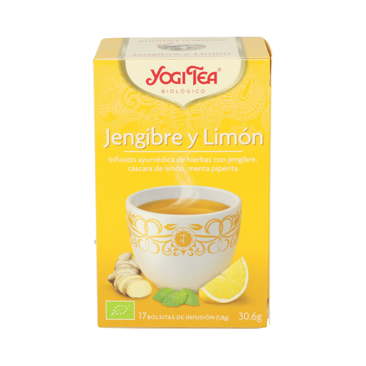 Infusión ayurvédica Jengibre y Limón Yogi Tea