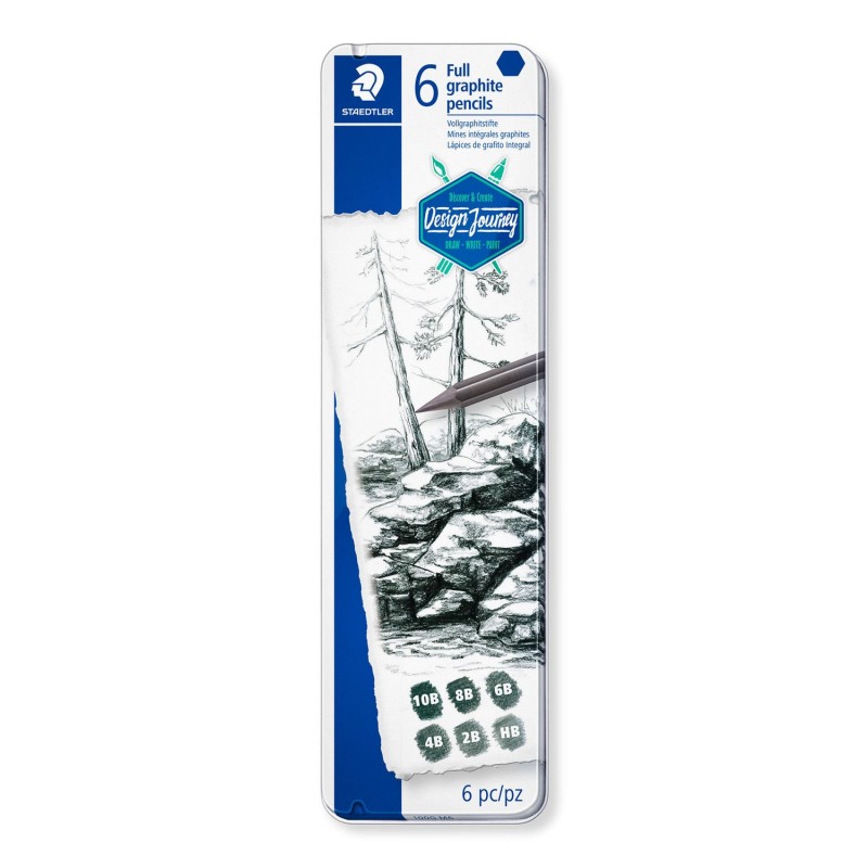 Staedtler - 100G M6 lápiz de grafito 100G M6