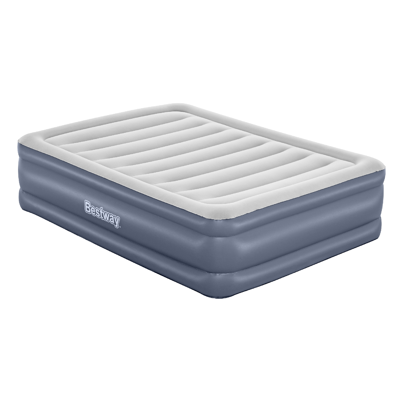 Bestway Cama Hinchable Bestway Tritech Doble 203x152x51 cm Soporta hasta 300 Kg Inflado en 4 Minutos con Refuerzo Perimetral