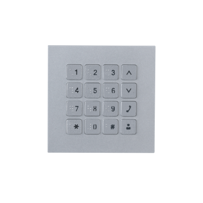 (DHI-VTO4202F-MK) DAHUA MÓDULO CON TECLADO PARA VIDEOPORTERO EXTERIOR MODULAR SERIE VTO4202F 100X100MM