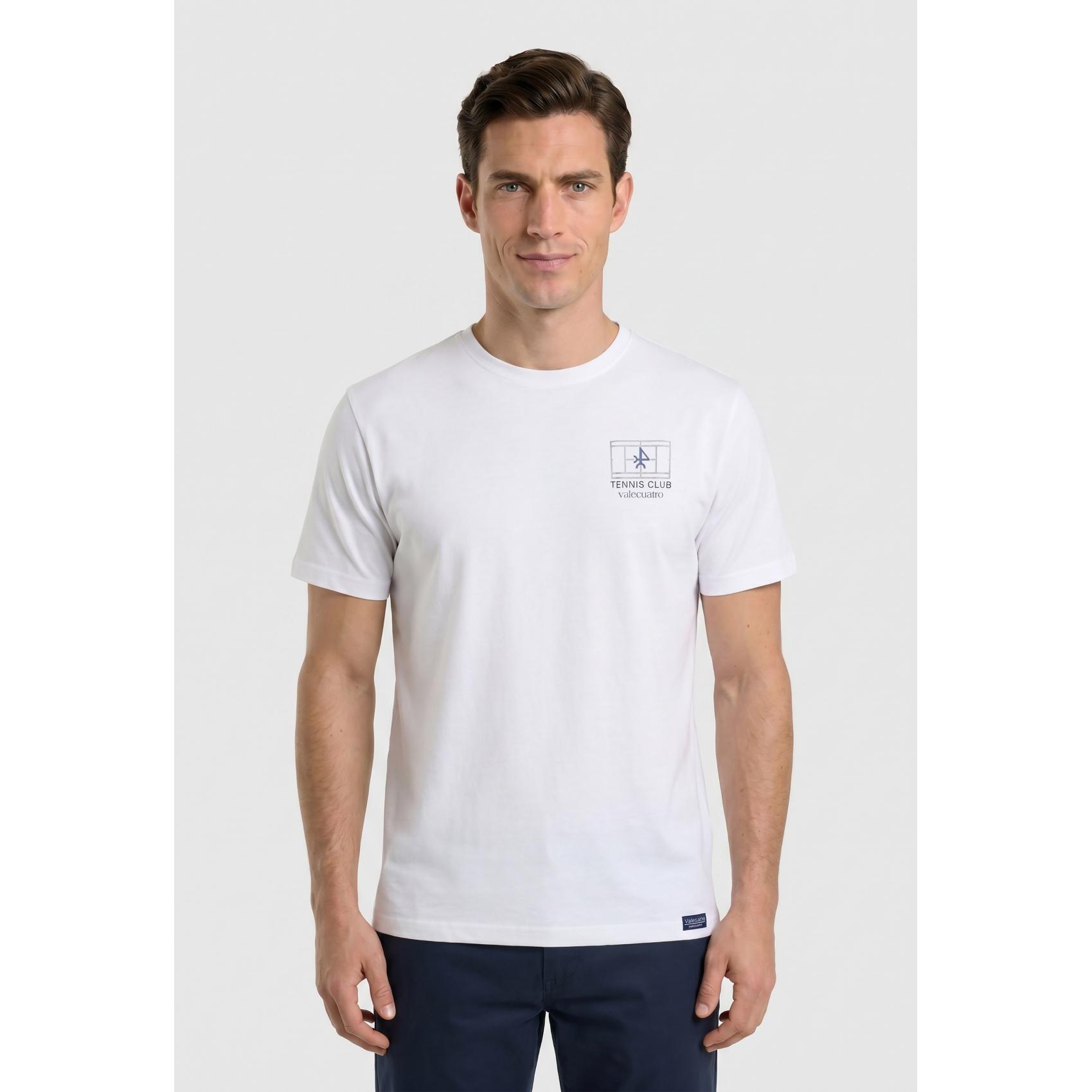 Camiseta Valecuatro Tennis Club blanca