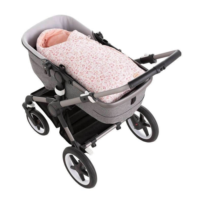Nora Baby Saco Para Capazo Bebe Cruzado Reversible Linen