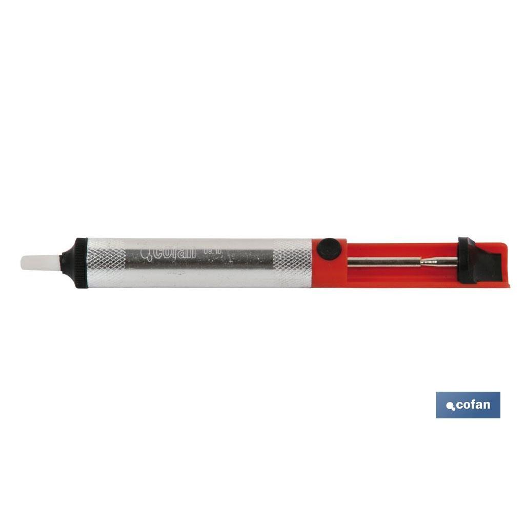 COFAN - Desoldador de estaño con boquilla antiestática | Limpiador de soldadura | Medidas: 170 mm