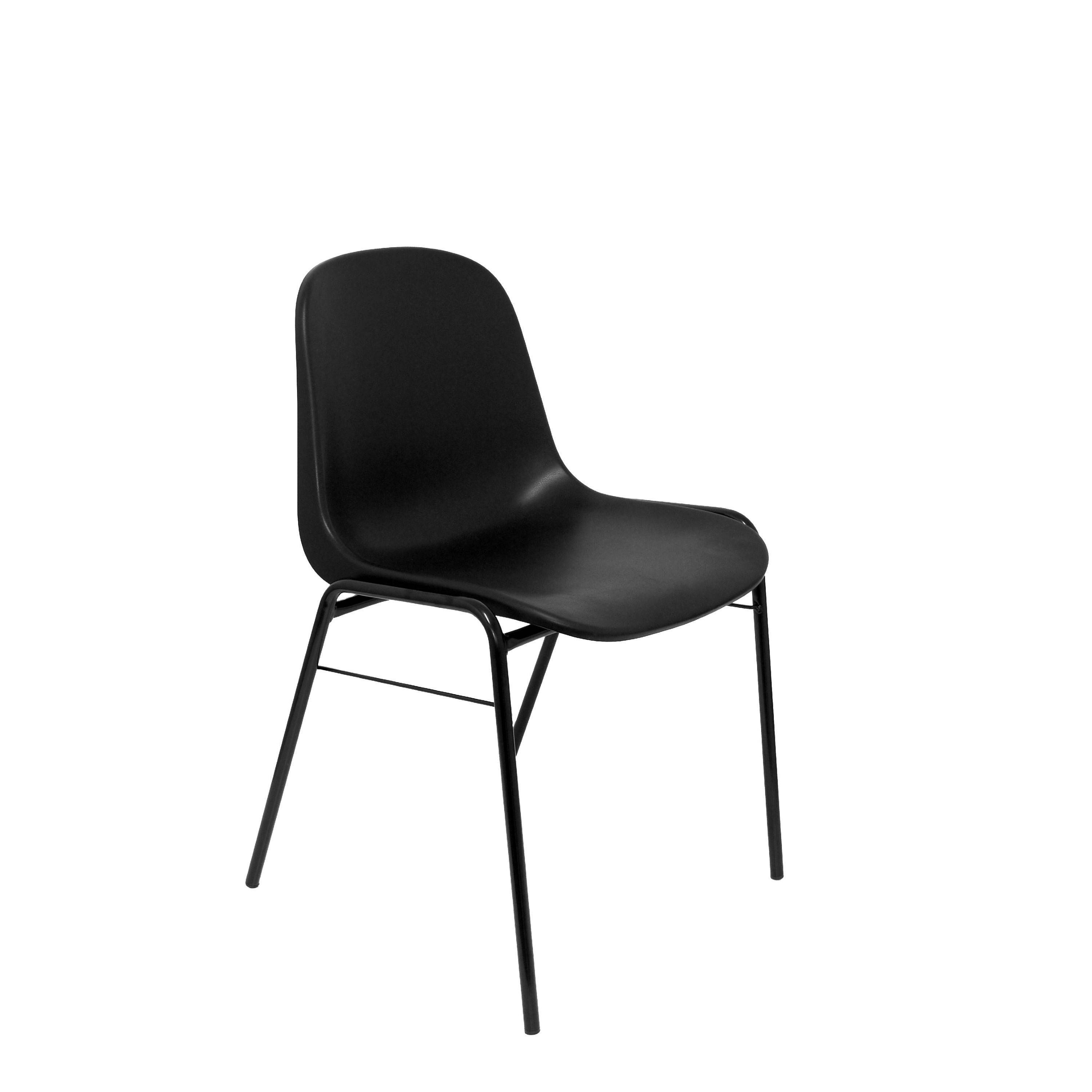 Pack 1 silla Beta negra chasis negro