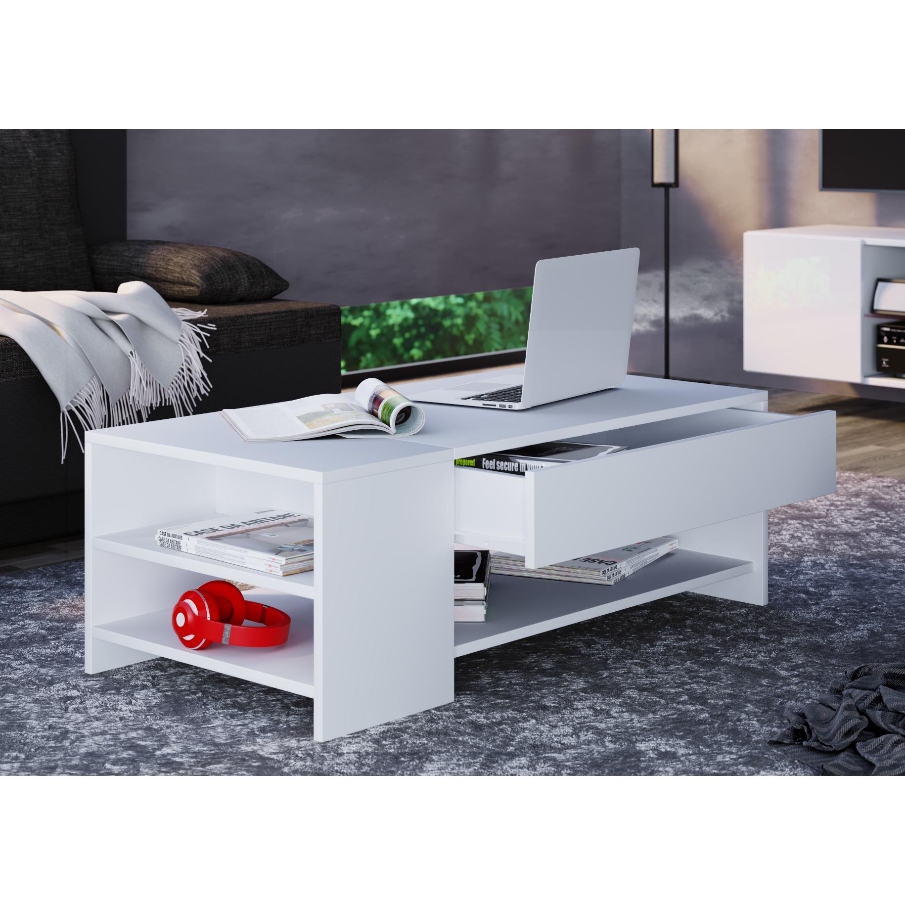 Mesa auxiliar de madera Mesa de centro Mesa de sofá Mesa de salón Cajón Tindus Mesa auxiliar de madera Mesa de centro Mesa de sofá Mesa de salón Cajón Tindus