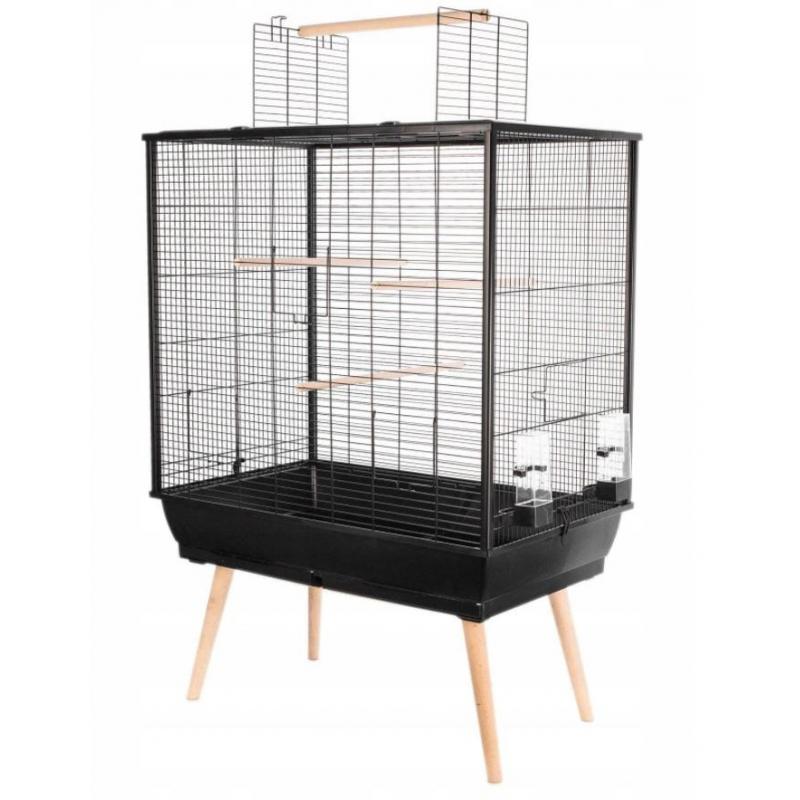 Jaula de pájaros Zolux Neo Jili H80 Negro