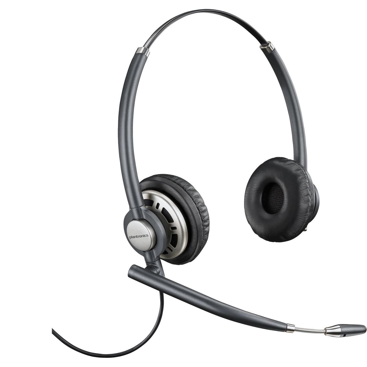 POLY Auriculares binaurales EncorePro 720 con desconexión rápida