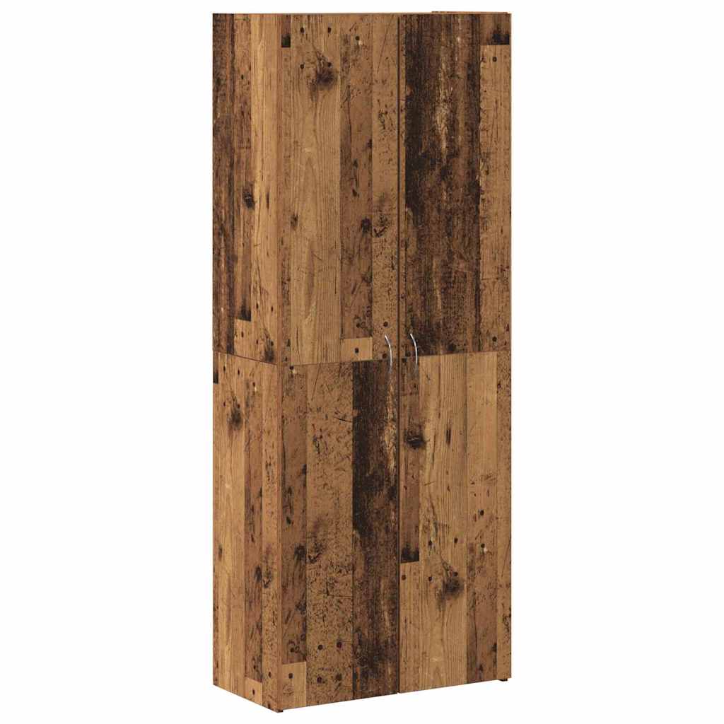 vidaXL Armario archivador madera de ingeniería Multicolor