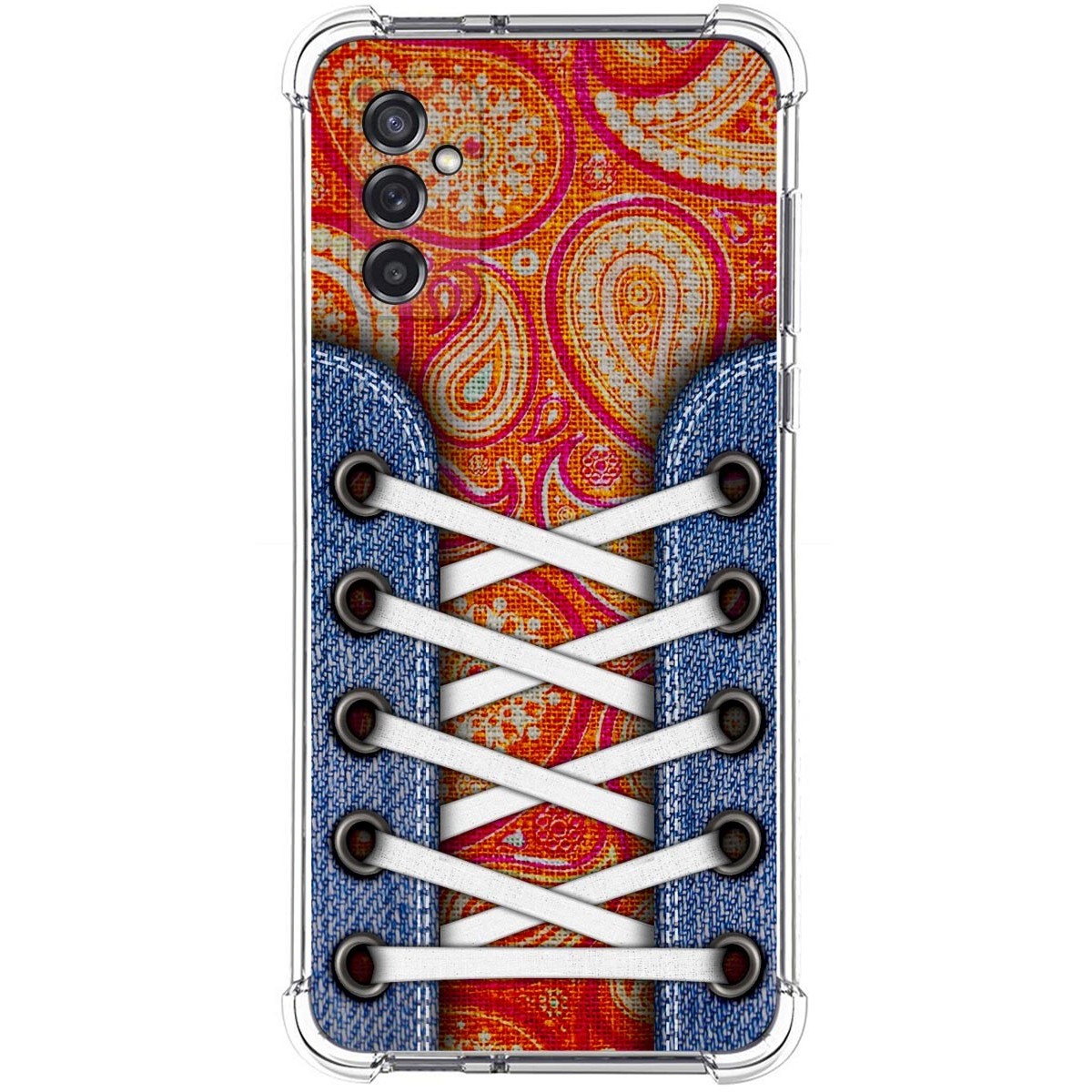 Funda Silicona Antigolpes para Samsung Galaxy M52 5G diseño Zapatillas 10 Dibujos
