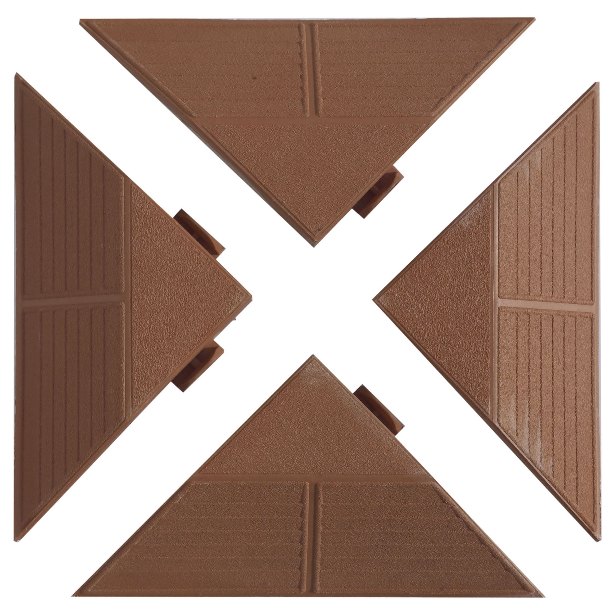 Set de 4 Bordes Triangulares para Esquinas en Polipropileno Resistente