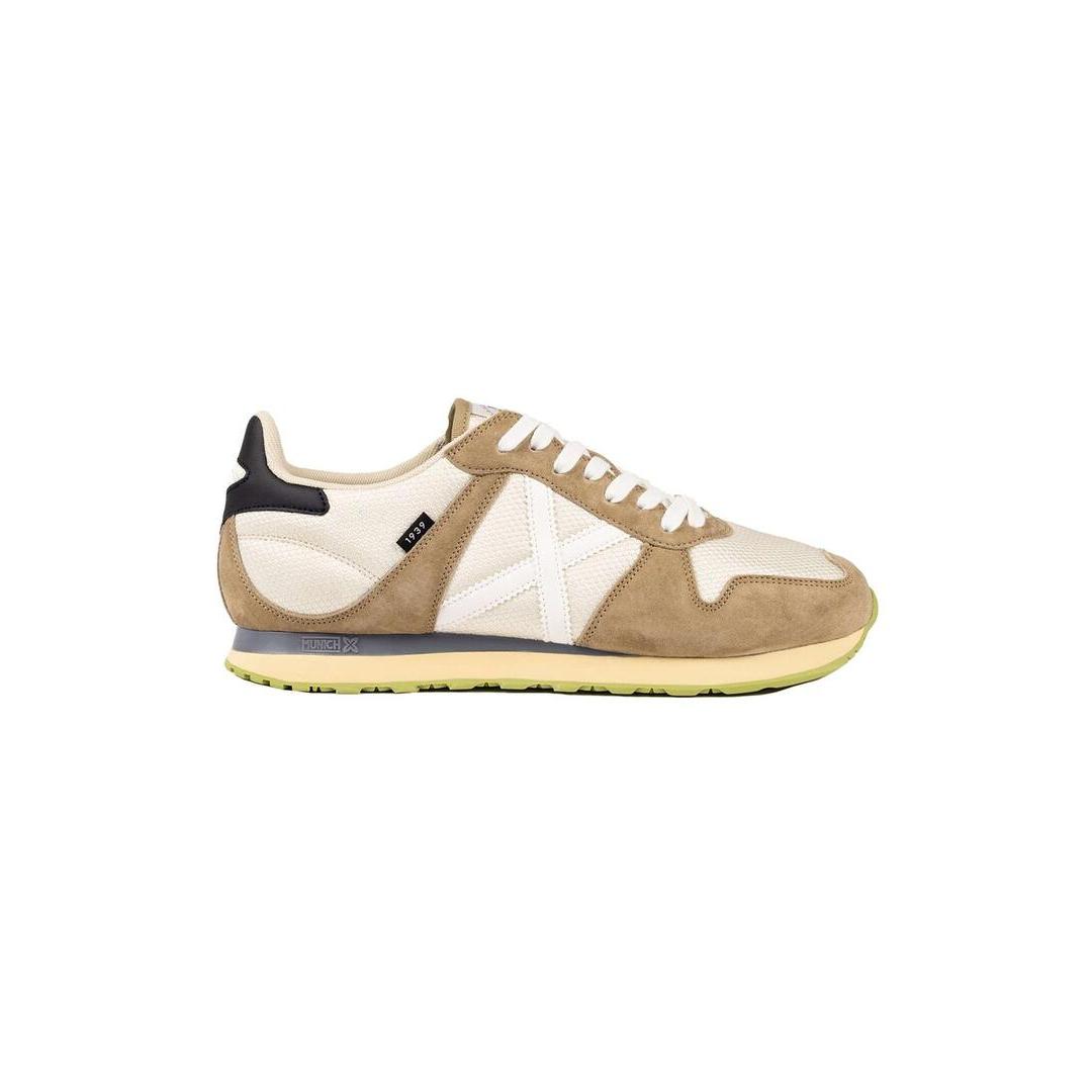 Zapatilla Hombre Munich Massana 603 Marron  Amarillo