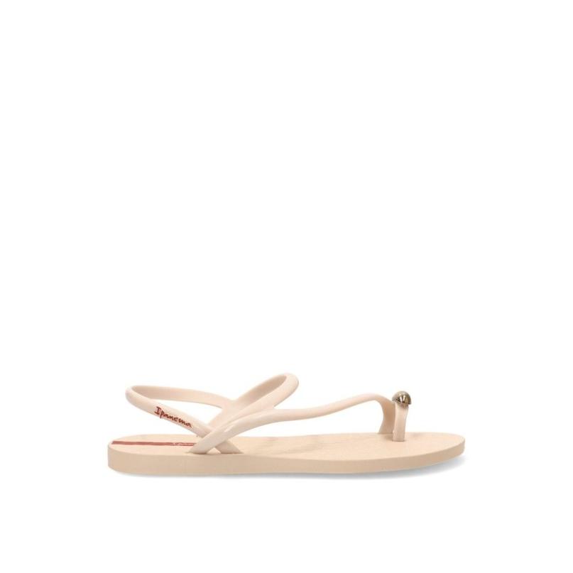 Chanclas Sandalias Playa Sandalia Playa Ipanema - Mujer - Suela Plana - Modelo 27378 - Color Beige