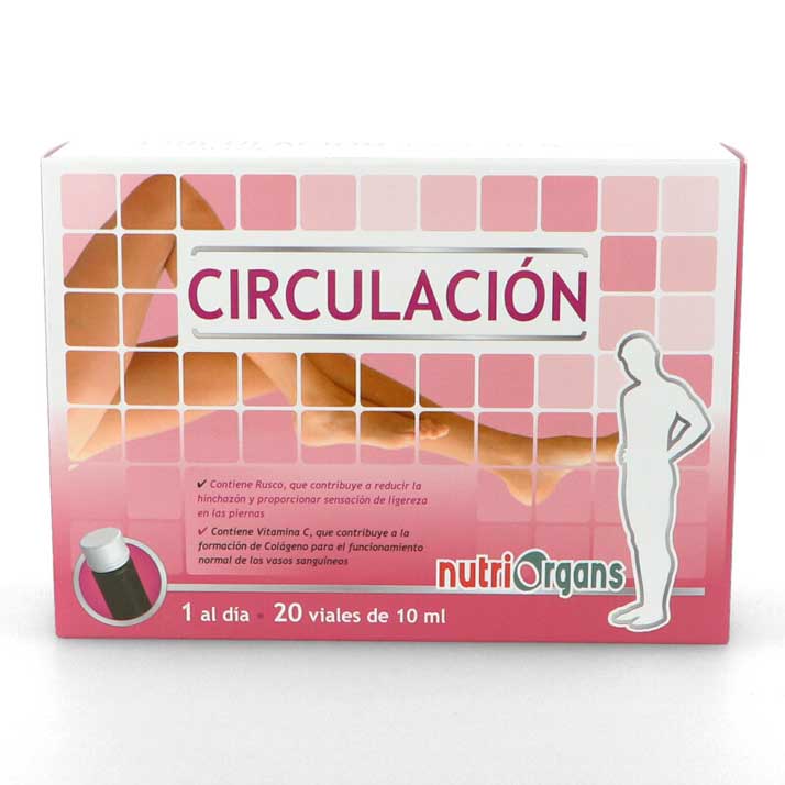 Tongil Nutriorgans Circulacion - Complemento Alimentación Mejora Circulación de Retorno - Apto Veganos - División Farmacia - Salud de la Mujer