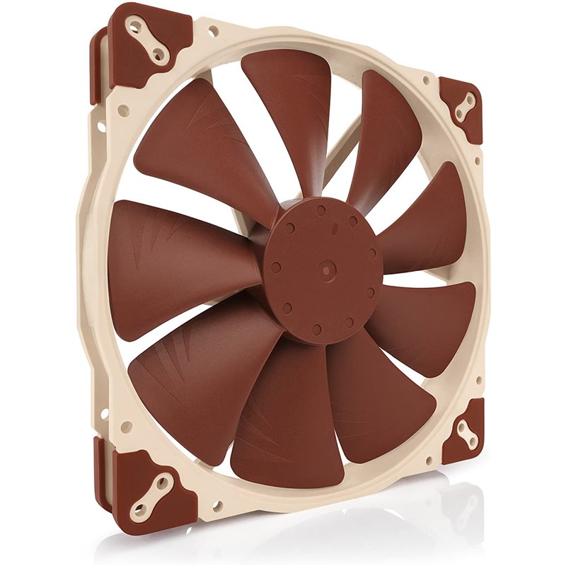 Noctua NF-A20 FLX Carcasa del ordenador Ventilador 20 cm Beige, Marrón