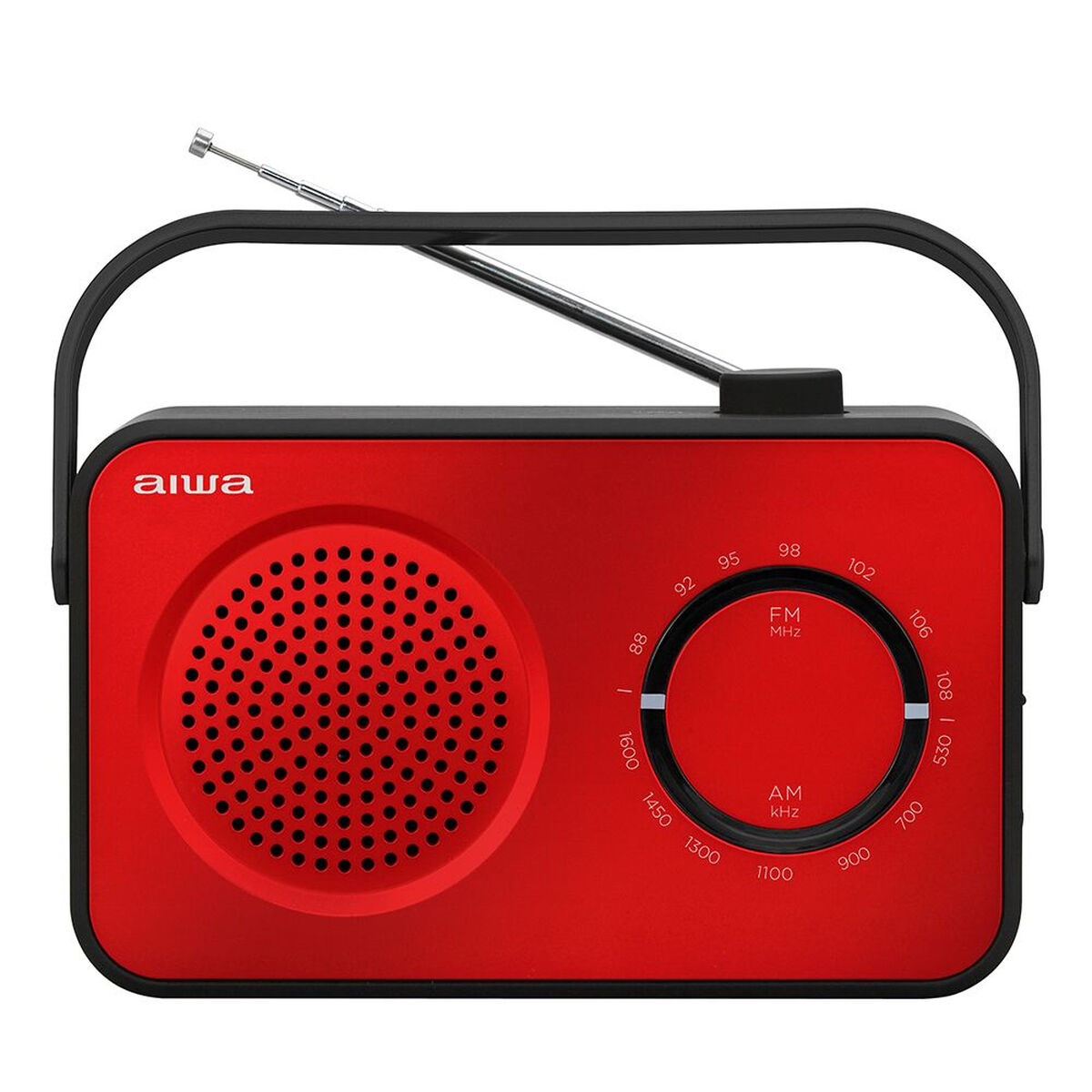 Radio Portátil Aiwa RS-44 Analógica con auriculares, color Negro