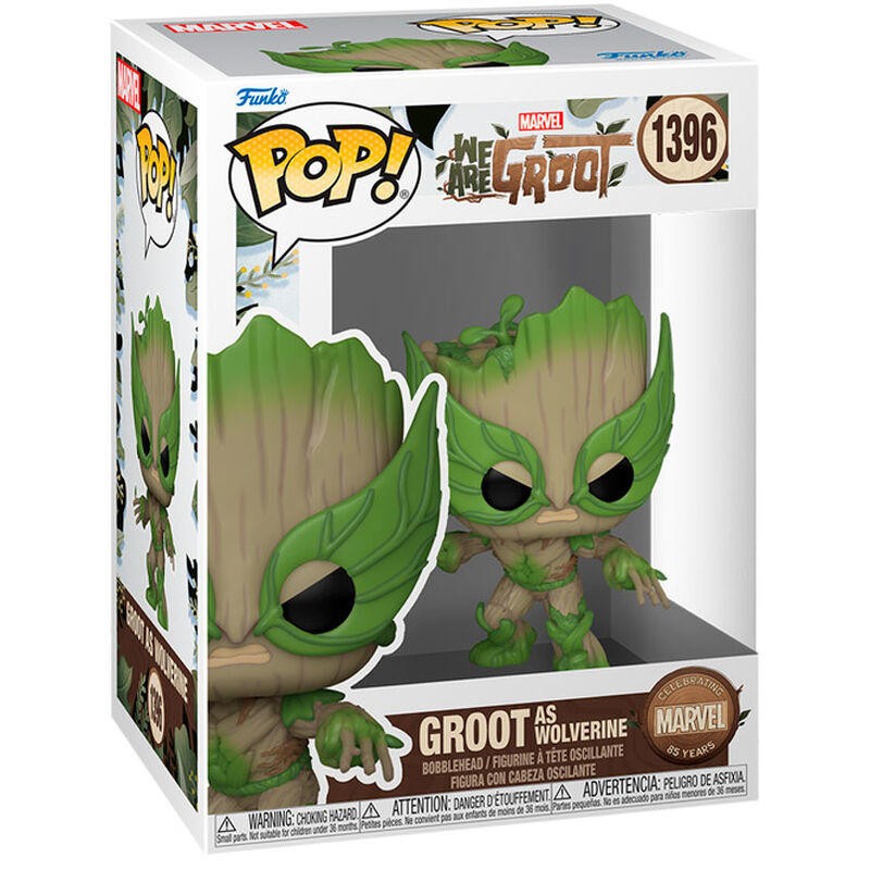 Figura Pop Marvel We Are Groot - Groot As Wolverine