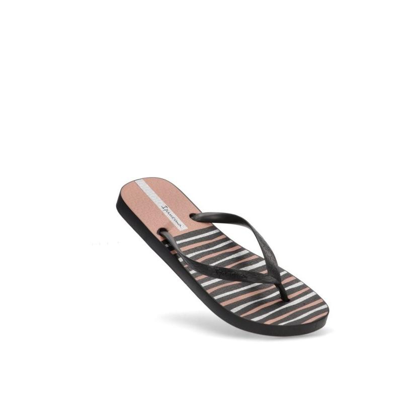 Chanclas Sandalias Playa Sandalia Playa Ipanema - Mujer - Suela Plana - Modelo 83582 - Color Negro