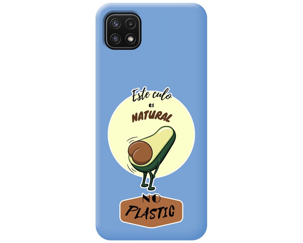 Oppo A54s Funda Silicona Líquida Azul dibujo Culo Natural