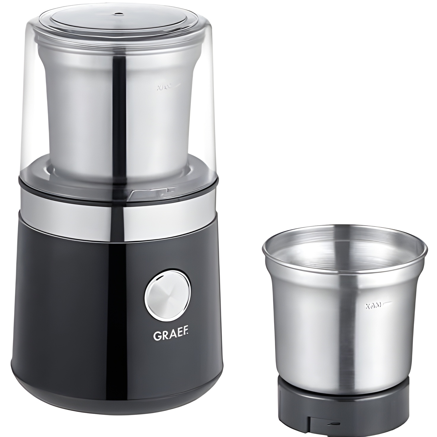Graef CM102EU Molinillo de café Negro, Acero Inoxidable