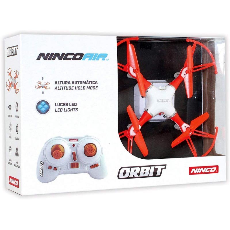 Ninco Nh90123. Dron Orbit Naranja. Control Altura Automático