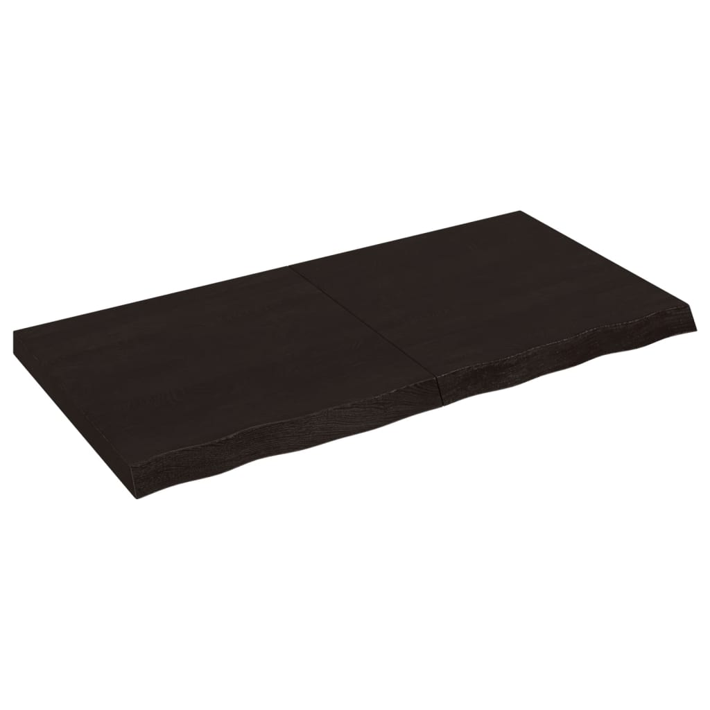 vidaXL Encimera de Baño Tablero Plegable de Mesa Madera Tratada Color Marrón claro,  Natural,  Gris oscuro y mas