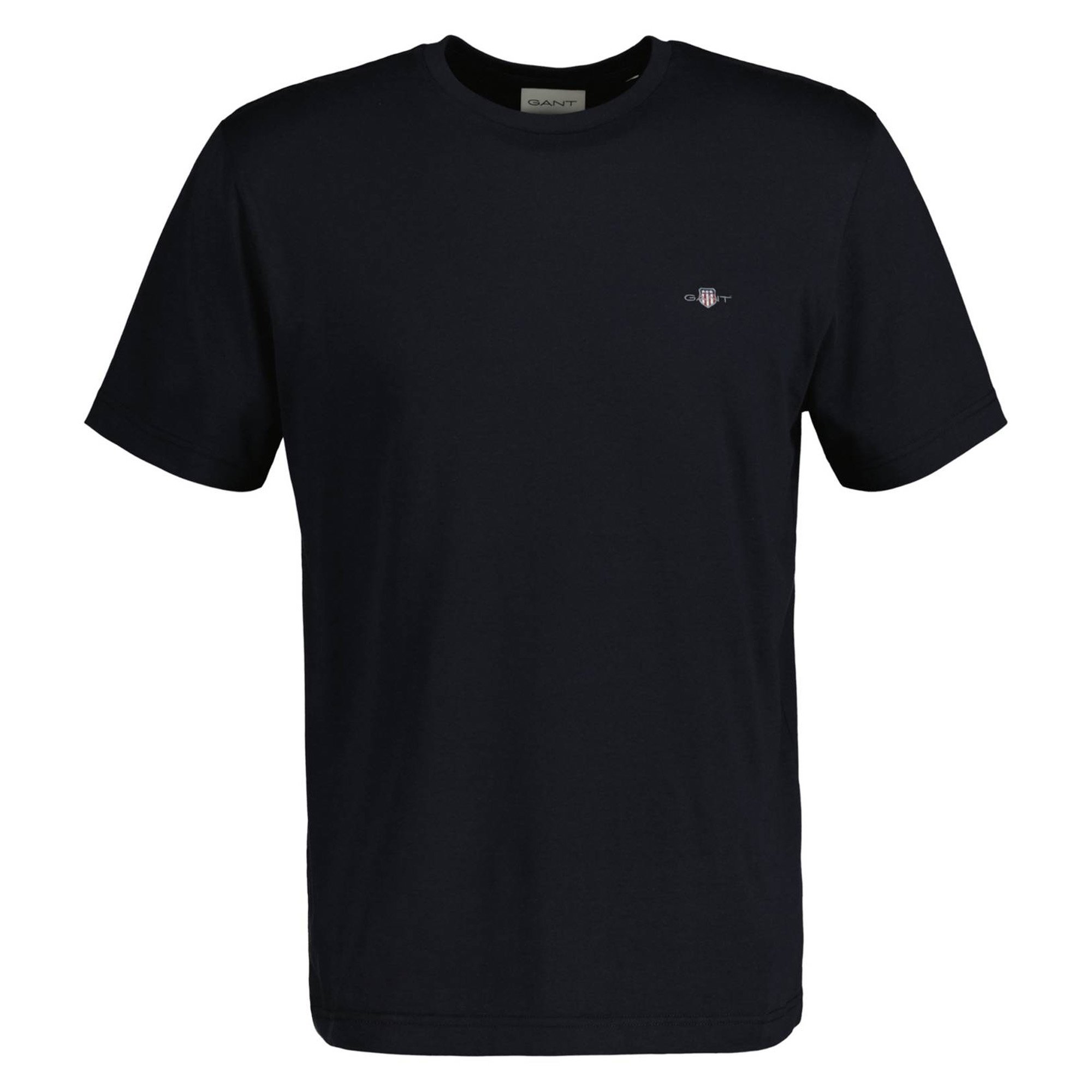 GANT Camiseta Hombre - REGULAR SHIELD, cuello redondo, manga corta, algodón, bordado Reg Shield