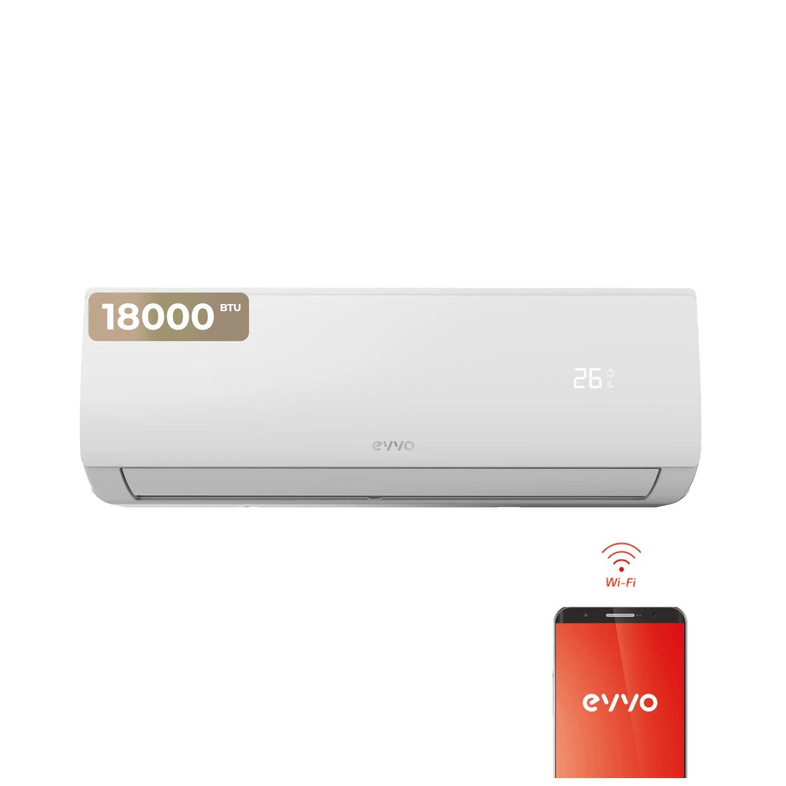 Aire Acondicionado EVVO Split Inverter Frío-Calor con WiFi, Eficiente y Silencioso, Función frío/calor – 9.000 a 24.000 BTU