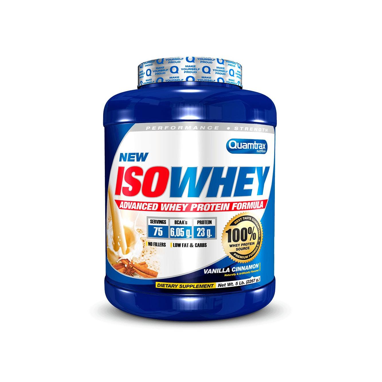 Iso Whey 5 lb – Proteina en Polvo de Alta Calidad QUAMTRAX Protein