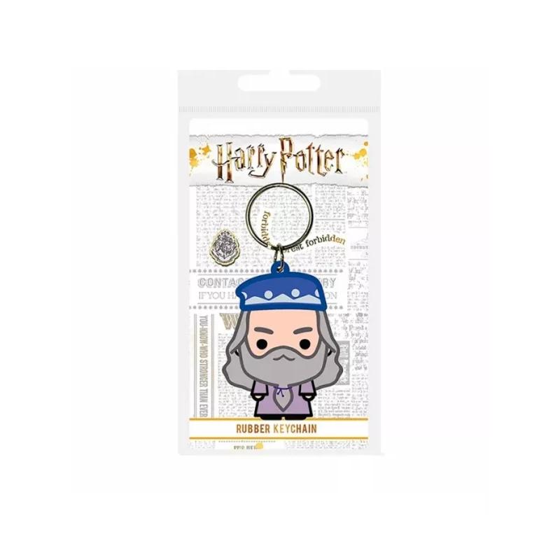 PYRAMID - Llavero Harry Potter con anilla - Personaje Dumbledore Chibi - Material de caucho -  El accesorio perfecto para los fans de Harry Potter - Regalo original