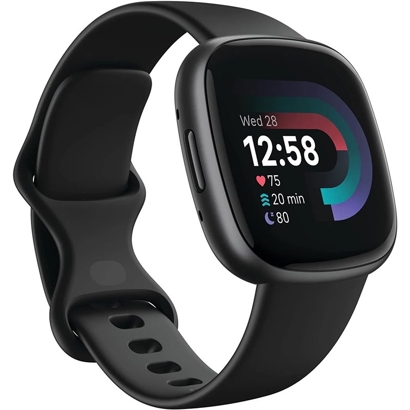 Fitbit Versa 4 Smartwatch negro/aluminio negro