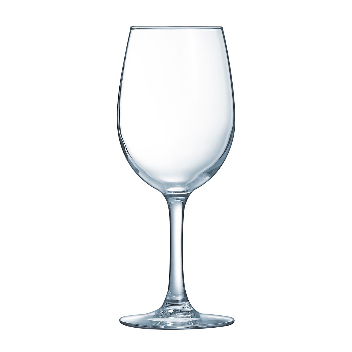 ARCOROC VINA Caja 6 Copas Vino Vidrio 48L Transparente Brillo Fabricado en Francia Reciclable