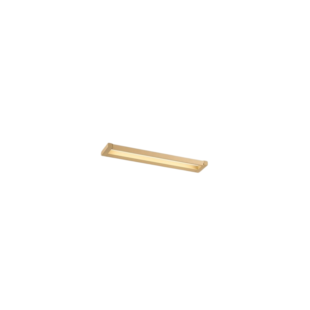 Slim - Aplique LED de pared de 12 W, CCT 2700K-4000K, L.39,2 cm, Orientable, 960 lm, IP20 - Perenz - Dorado