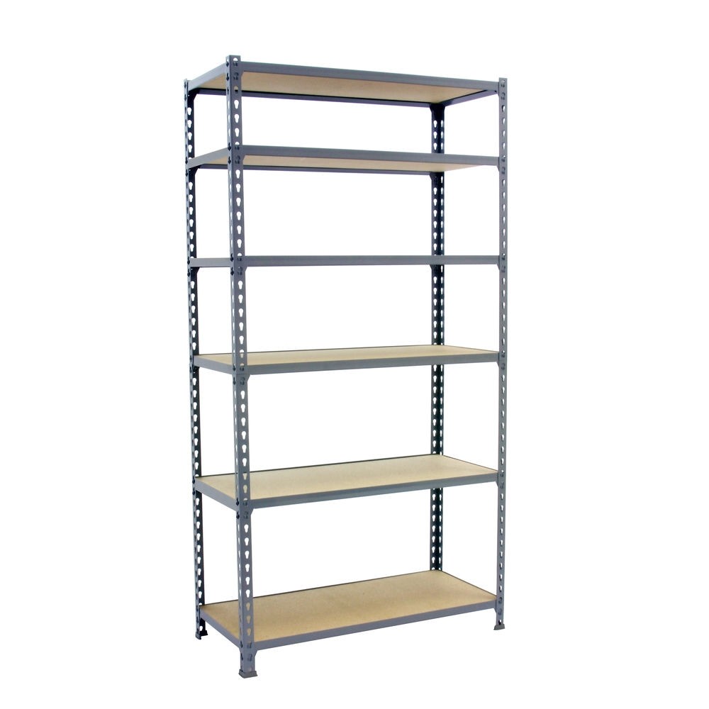 Estantería SIMONRACK MADERCLICK MEGAPLUS 6/500 2500 GRIS/MADERA 2500x1200x500