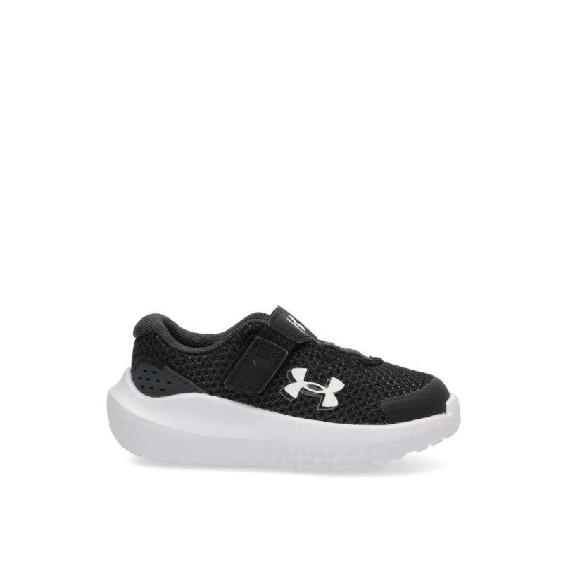 Zapatillas Running Under Armour - Niña - Suela Plana - Modelo 3027105 - Color Negro