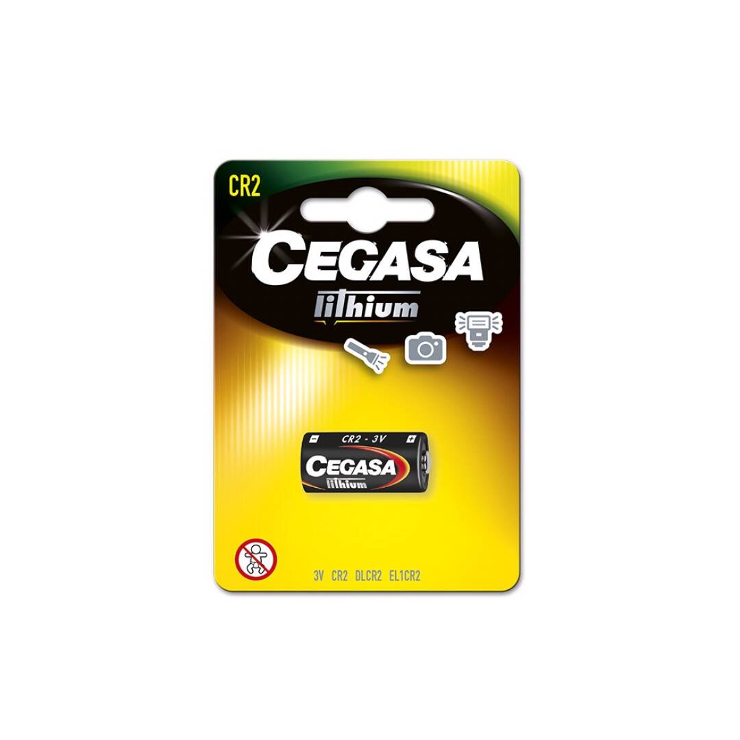 Pila de Litio Cegasa CR2 3V FT BL1