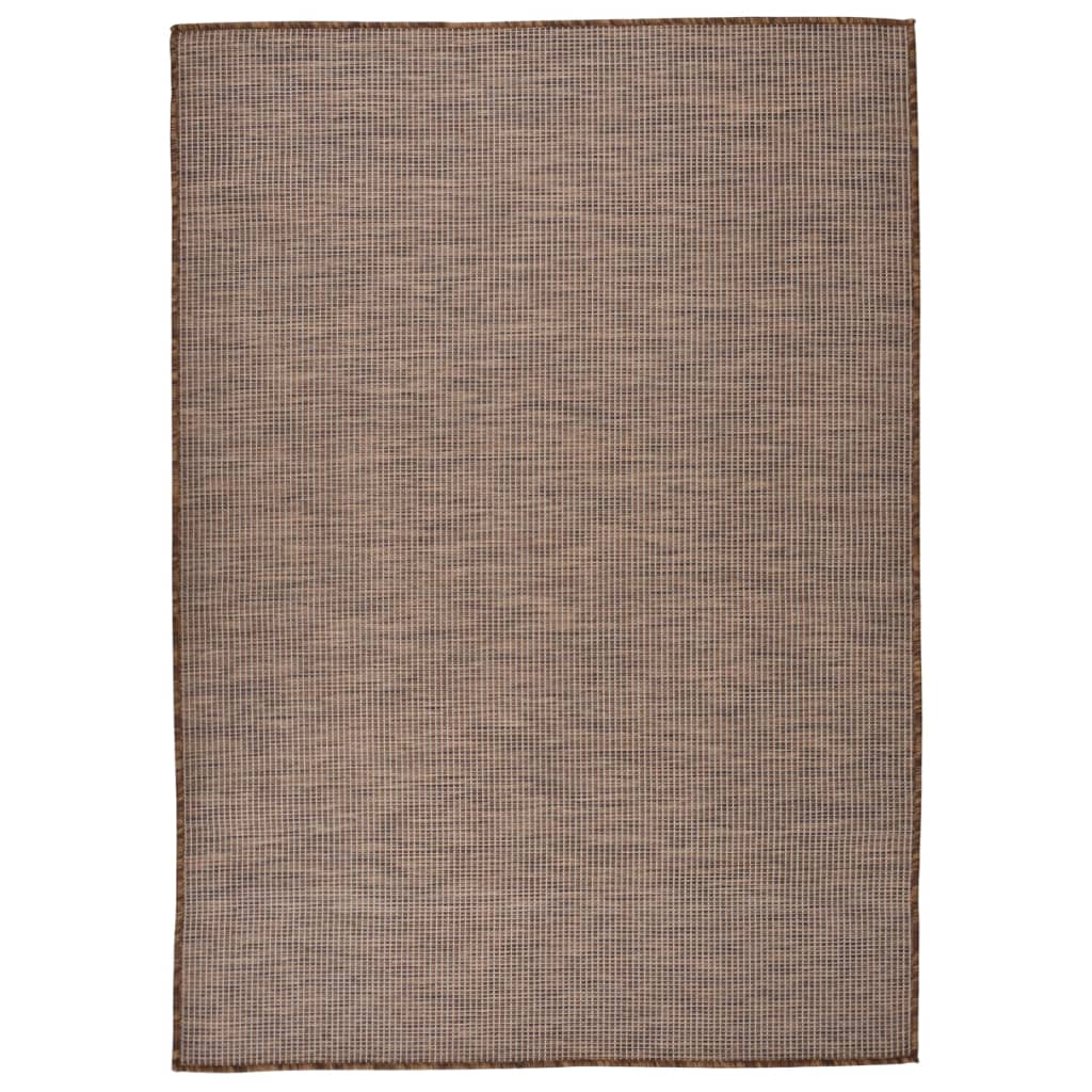 vidaXL Alfombra de exterior de tejido plano 140x200 cm Multicolor