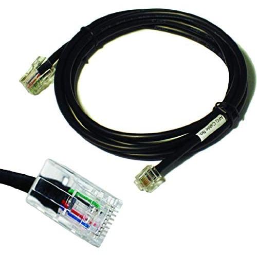 Cable de Impresora APG Cash Drawer CD-101A RJ-12 Negro 1,5 M Bematech MP4200 Bixolon STP-103 Srp-100/200/250/270/275/300/350/350plus/370/500