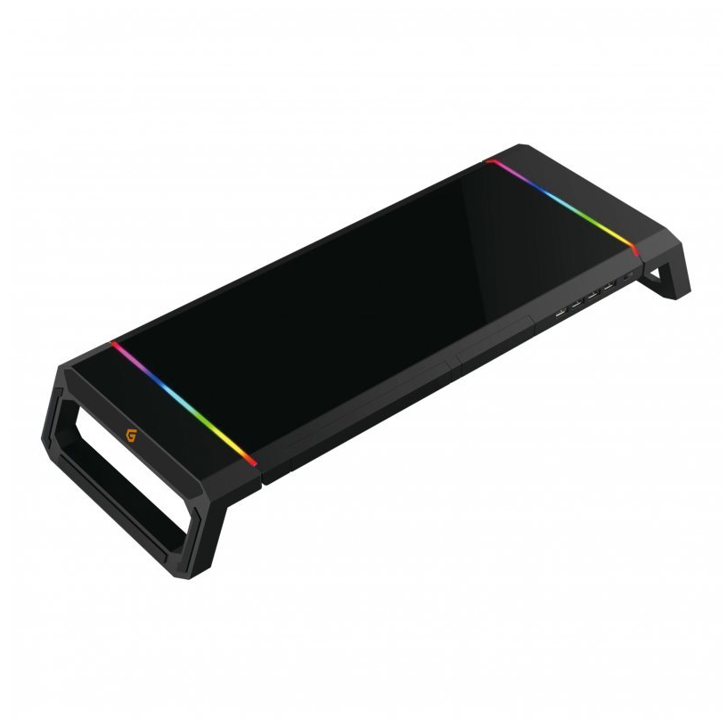 Conceptronic thorne ergo rgb gaming monitor stand with 4x usb 2.0 hub