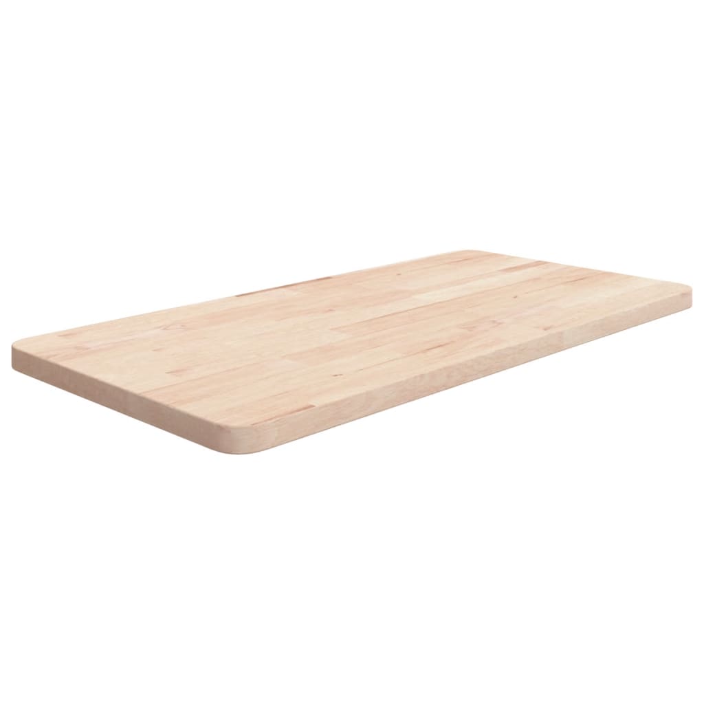 vidaXL Encimera de baño madera maciza sin tratar 80x40x2,5 cm