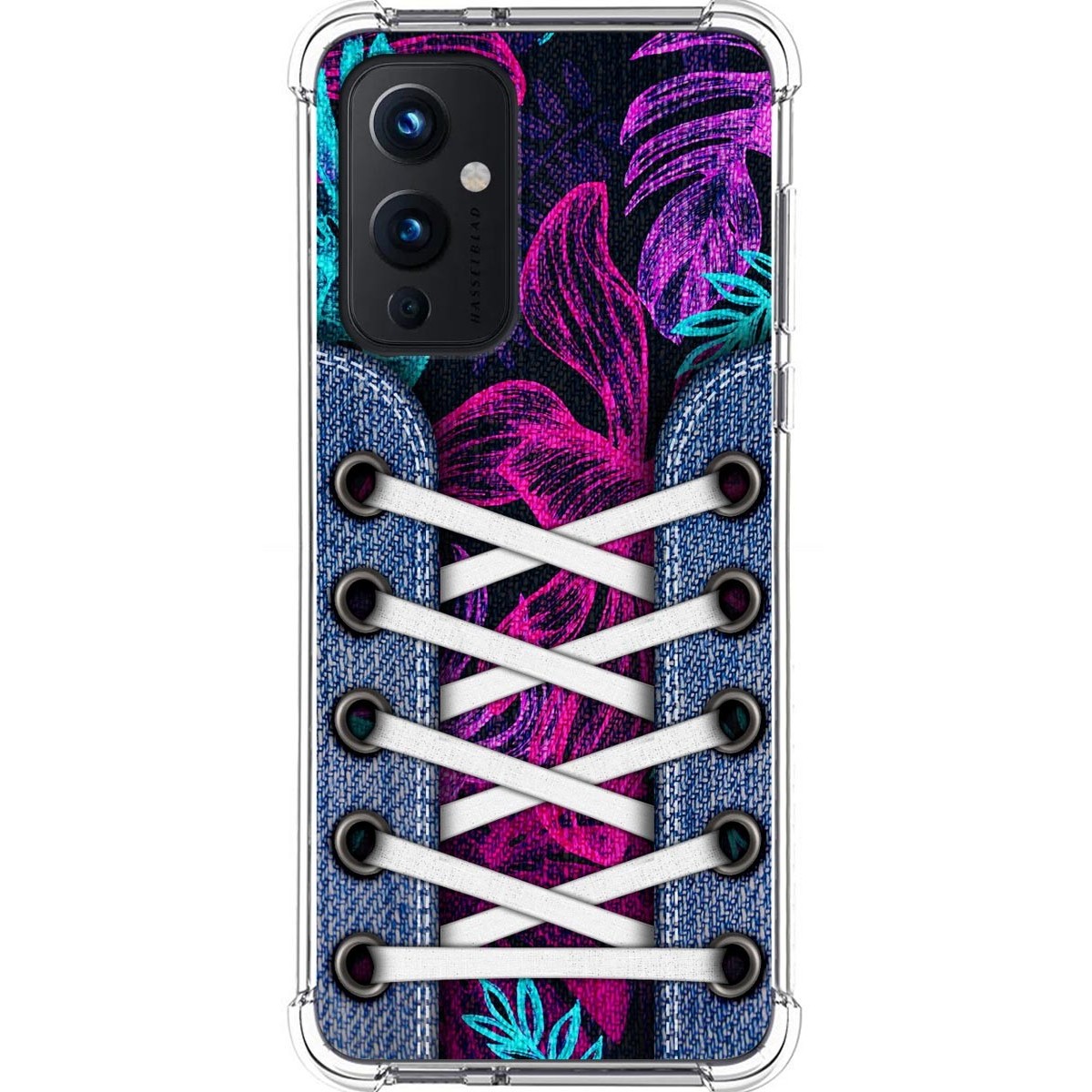 Tumundosmartphone Funda Silicona Antigolpes para OnePlus 9 5G diseño Zapatillas 07 Dibujos