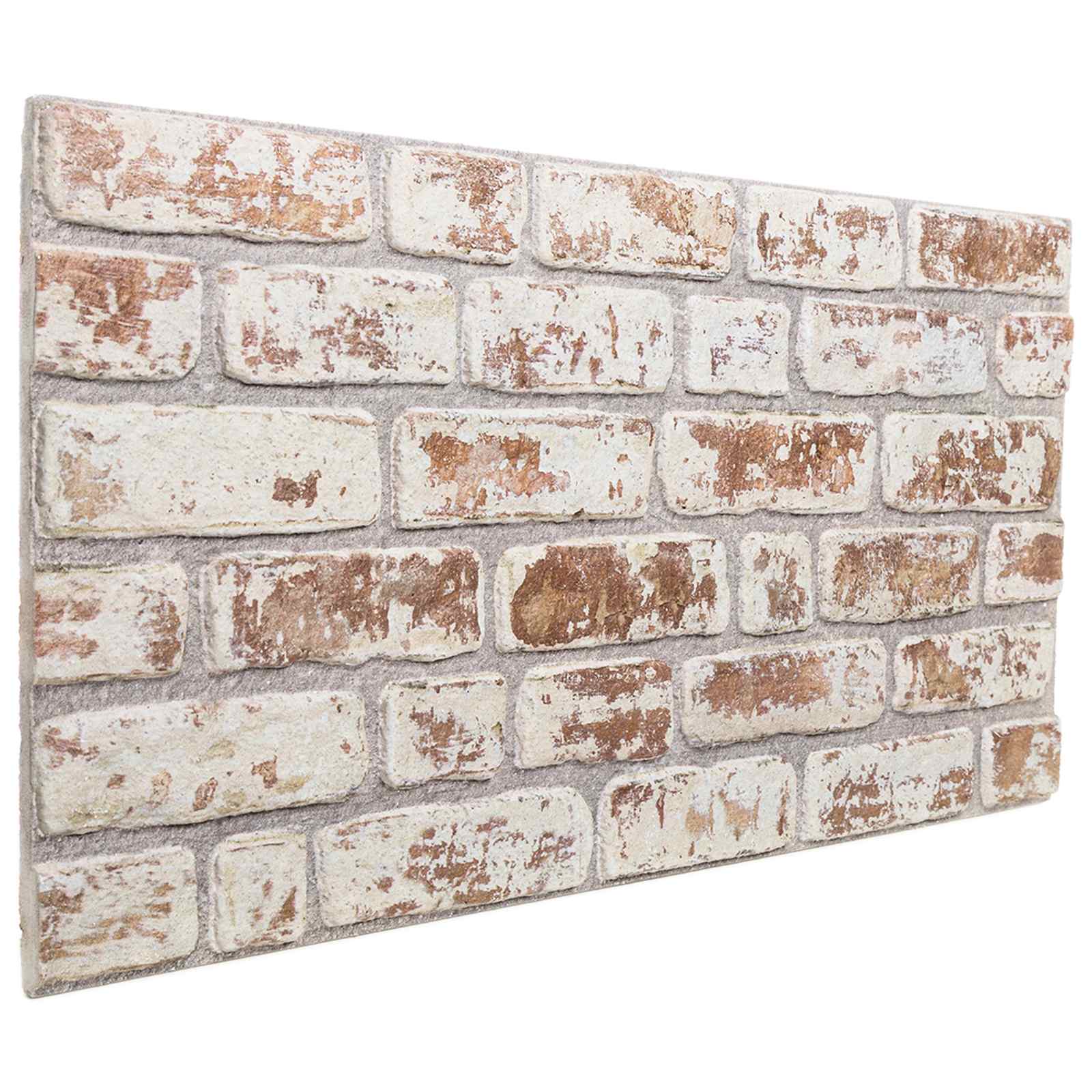 vidaXL Paneles de pared 10 pcs 100 x 50 cm Espuma EPS Multicolor