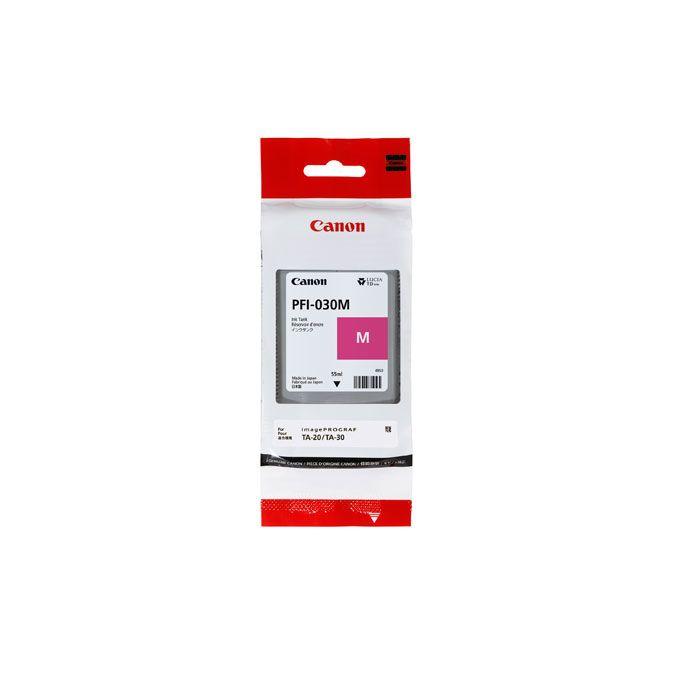 Canon - Cartucho de tinta Pfi-030 Magenta 3491C001AA para impresoras MFP L24 y L36, 55 ml, alta durabilidad y colores vivos