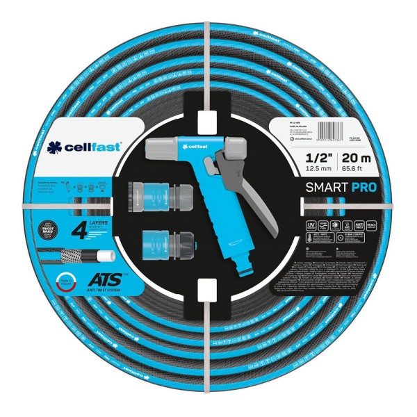 Kit manguera de jardín smart pro 20 m (1/2" 12.5 mm)