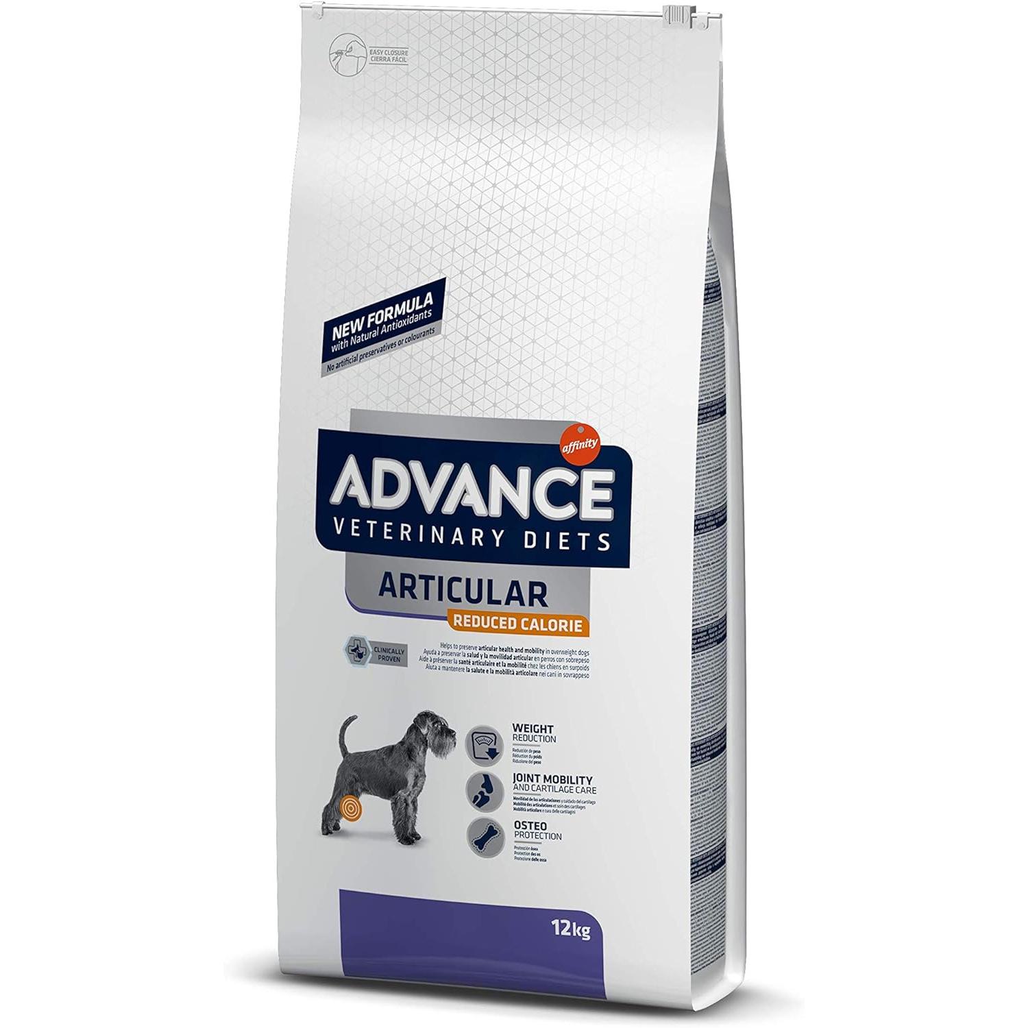 Advance Veterinary Diets Articular Care Reduced Calorie - Pienso para Perros con Sobrepeso y Problemas de Articulaciones - 12kg
