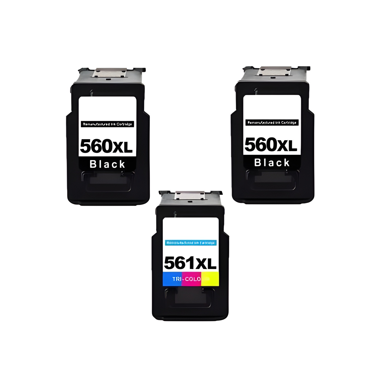 pack 3 TINTAS Compatibles Canon PG560XL + CL561XL NEGRO COLOR TS5350-TS5351-TS5352-TS5353-TS7450-TS7451