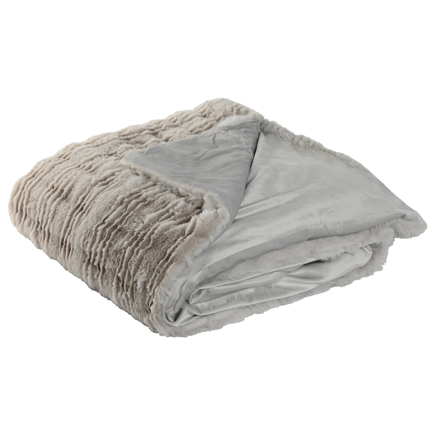Manta poliester 220x240x1 650 gsm cama gris claro El mejor complemento para tu hogar.